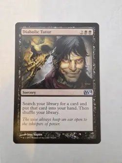 Magic The Gathering, Diabolic Tutor, Core Set 2014 (M14), Regular - Image 1