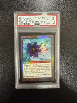 LOTUS BLOOM Time Spiral Remastered FOIL MAGIC English NM PSA 8 - Image 1