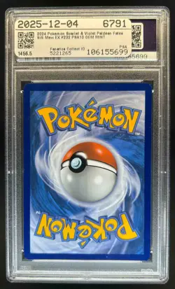 2024 Pokemon Paldean Fates Mew ex #232/091 PSA 10 GEM MINT - Image 2