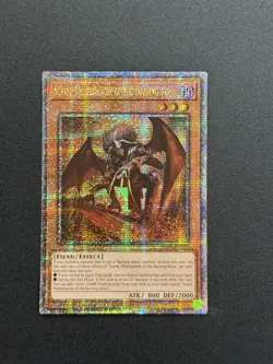 2025 YUGIOH RA04 QCR SECRET RARE SCARM MALEBRANCHE OF THE BURNING ABYSS NM 🔥 - Image 1