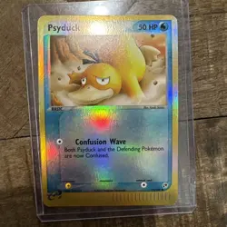 Psyduck 73/100 Sandstorm Reverse Holo Pokemon LP+ - Image 1