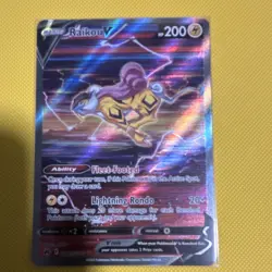 Pokemon Raikou V Ultra Rare Full Art Holo GG41 Crown Zenith Galarian Gallery - Image 1