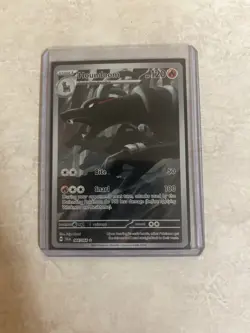 Pokemon Houndoom 066/064 Sv: Shrouded Fable Illustration Rare Full Art Holo - Image 3