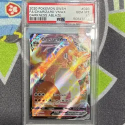Pokemon Charizard VMAX 020/189 Darkness Ablaze Ultra Rare Holo PSA 10 - Image 1