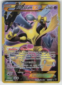 Alakazam EX (Secret) Secret Rare XY - Fates Collide 125/124 Pokemon - Image 1