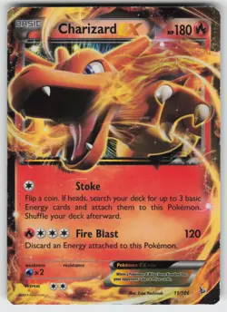 Charizard EX (11) Ultra Rare XY - Flashfire 11/106 Pokemon - Image 1