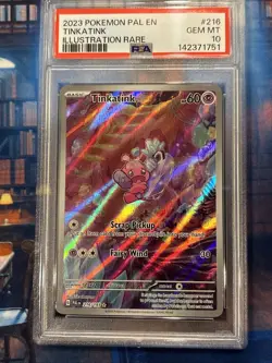 Tinkatink 216/193 Sv02: Paldea Evolved Holo PSA 10 Pokemon - Image 1