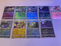 Pokemon Chinese Eeveelutions Masterball Reverse LOT*9 XH39 - Image 2