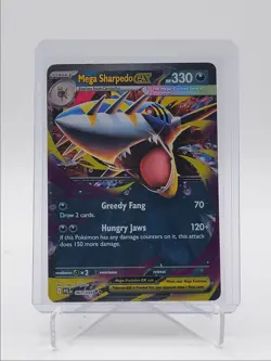 MEGA SHARPEDO EX 2025 POKEMON PHANTASMAL FLAMES DOUBLE RARE A 061/094 Q4447 - Image 1