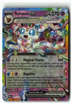 Sylveon ex ⭐ 041/131 Holo Double Rare Prismatic Evolutions 2025 Pokemon NM - Image 1