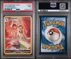 2022 POKEMON SWORD & SHIELD SILVER TEMPEST #TG05 FULL ART/GARDEVOIR PSA 9 - Image 3