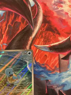 Pokemon Squirtle Full Art Holo 170/165 Illustration Rare Scarlet & Violet 151 - Image 3