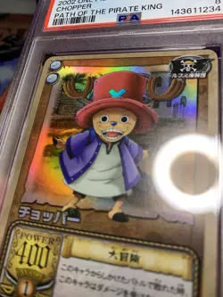 PSA 8 Holo2002 BANDAI ONE PIECE CCG JAPANESE PATH OF THE PIRATE KING CHOPPER C22 - Image 3