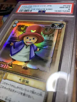 PSA 8 Holo2002 BANDAI ONE PIECE CCG JAPANESE PATH OF THE PIRATE KING CHOPPER C22 - Image 5