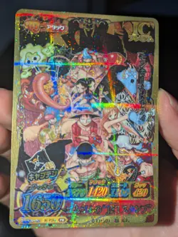 Monkey D Luffy IC-PJ13 FOIL One Piece Data Carddass One Py Berry Match CCG TCG - Image 1