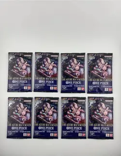 Bandai One Piece TCG OP-14 The Azure Sea's Seven Booster Pack Lot of 8 Sealed - Image 1