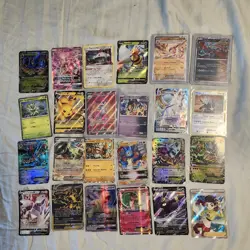 Big Pokemon Holo Card Lot - EX Vmax Vstar McDonalds Promo Reverse Holo Full Art - Image 1