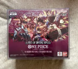 One Piece TCG OP11 A Fist Of Divine Speed Booster Box Sealed English - Image 1