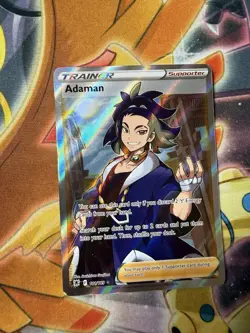 Adaman 181/189 Astral Radiance Full Art Ultra Rare Holo Pokemon Card - Image 1