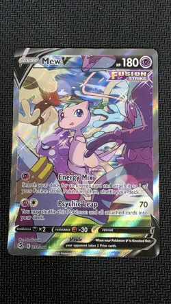 Mew v Alternate Full Art Holo Card 251/264 Swsh08: Fusion Strike Ultra Rare - Image 1