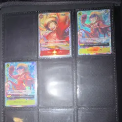 Bandai One Piece CCG Leader Character Cards Monkey D. Luffy Foil English - Image 2
