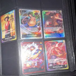 Bandai One Piece CCG Leader Character Cards Monkey D. Luffy Foil English - Image 3