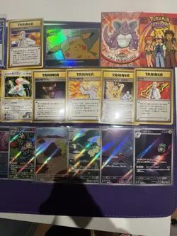 21 VINTAGE & MODERN POKEMON CARDS JAPANESE GYM 2, ILLUSTRATION RATES, TOPPS LOT - Image 3