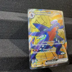 Pokemon TCG Holo Ultra Rare Cynthia’s Garchomp EX Pokemon Card 215/182 - Image 3
