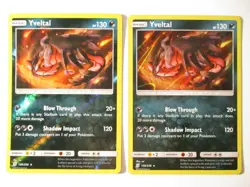 Yveltal 139/236 Holo & Reverse Holo Rare S&M Unified Minds 2 Pokemon Card - Image 1