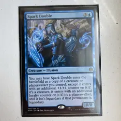 Spark Double War of the Spark Rare Blue Illusion Magic: The Gathering Card - Image 1