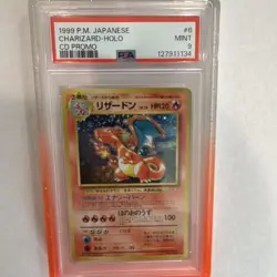 Nintendo Charizard CD Promo Holo 1999 Japanese PSA 9 Pokemon TCG Card #6 - Image 1