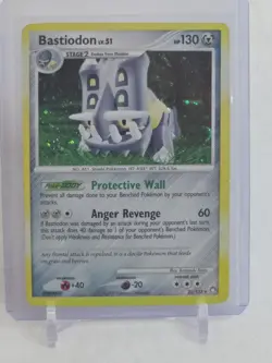 Bastiodon 💥 21/123 Holo Rare Pokemon Card Mysterious Treasures 2007 TCG Rare - Image 1