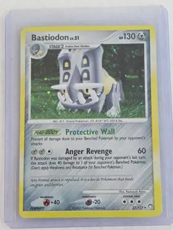 Bastiodon 💥 21/123 Holo Rare Pokemon Card Mysterious Treasures 2007 TCG Rare - Image 3