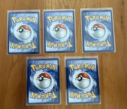 Pokemon Ex 5 Card Lot 2025: Mega Abomasnow Electrivire Oricorio Rabsca - Image 2