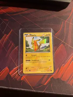 Pokemon Pikachu TCG Black and White Holo Card 115/114 Secret Rare LP Condition - Image 1