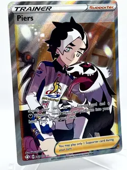 Piers 069/072 Shining Fates Full Art Holo 2021 Pokemon TCG Card - Image 2