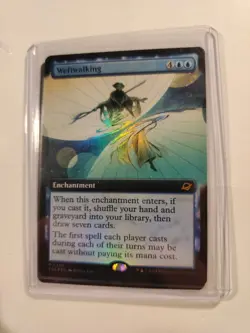M 0330 Weftwalking FOIL EXTENDED ART Edge of Eternities MTG Card EOE Enchantment - Image 2