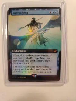 M 0330 Weftwalking FOIL EXTENDED ART Edge of Eternities MTG Card EOE Enchantment - Image 3
