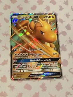 Dragonite GX 152/236 Sm-Unified Minds Ultra Rare Holo Pokemon Card NM - Image 1