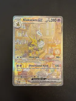 Alakazam ex 201/165 SIR SV: Scarlet & Violet 151 - Pokemon Card - NM - Image 1