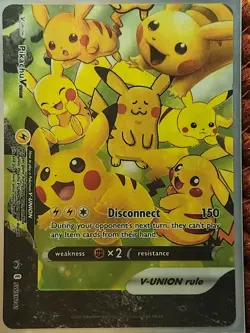 Pikachu V-Union [Set of 4] SWSH: Sword & Shield Promo Cards Holo - Image 4