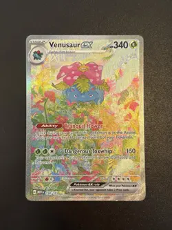 Pokemon TCG Venusaur EX Card 198/165 SV Sir Scarlet & Violet 151 Clean NM - Image 1