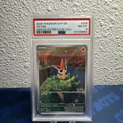 Victini 208 Sv: Scarlet & Violet Promo Cards Holo - PSA 8 - Graded - Image 1