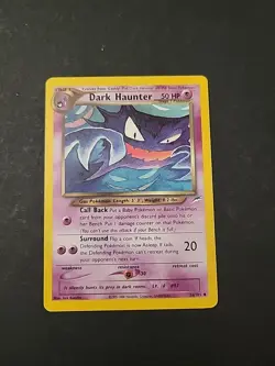 MP Dark Haunter 36/105 Non Holo Uncommon Neo Destiny Pokemon Card - Image 1