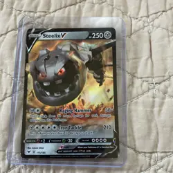 Steelix V 115/185 Vivid Voltage Holo Ultra Rare Pokemon Card TCG English NM - Image 1