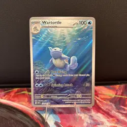 Wartortle 171/165 Illustration Rare Holo Card Scarlet & Violet 151 2023 - Image 1