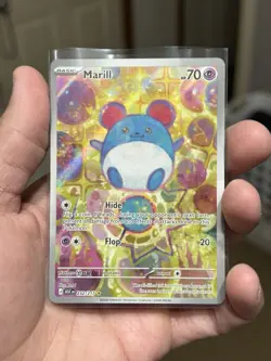 Marill 232/217 Illustration Rare Pokemon Card Ascended Heroes PSA 10 Candidate - Image 1