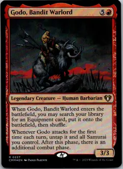 Godo, Bandit Warlord Commander Masters NM Foil - Image 1