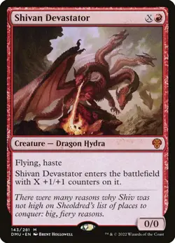 MTG Shivan Devastator ** Dominaria United ** English - Image 1