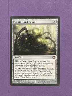 Contagion Engine - Regular Rare - SOM Scars of Mirrodin - Light Play - MTG - Image 1